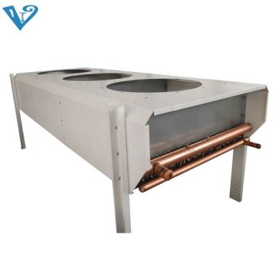 China Solar Systems Galvanized Steel Copper Dry Tube Fin Air Cooler For Cold Room for sale