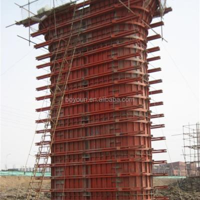 China The villa round steel column the precast concrete peri pillar formwork system for sale