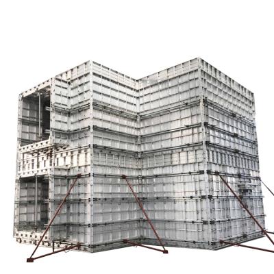 China Boyoun Factory Construction Concrete Aluminum Alloy Shapes Concrete Wall Panels Formwork for sale