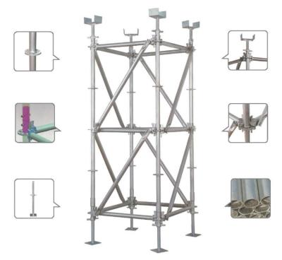 China Concrete Building Construction Prop Ringlock Scaffolding Formwork Shoring System for sale