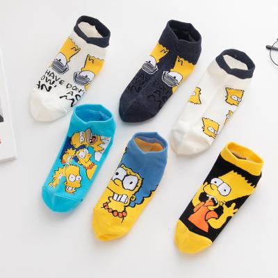 China Wholesale Viable Boots Mens Womens Printed Cartoon DON'T HAVE A COW MAN Novelty Shortcut Ankle Summer Fashon Funny Socks for sale