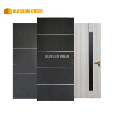 China Cheap Factory Price Sound Insulation Cover Internal Difficult Types Melamine Door Decorative Industry Doos Foshan China for sale