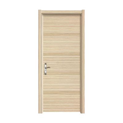 China Modern Custom Prefinished Veneer Style Solid Flush Wood Door for sale