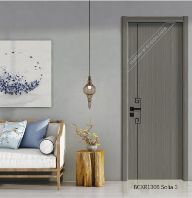 Κίνα 2021Newly Modern Design Through Flower Cheer Door Wood Design Interior Room Door For Home προς πώληση