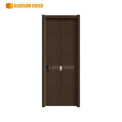 China 2021 Flower Modern Cheer Interior Door Simple Modern Wooden Door For Bedroom for sale