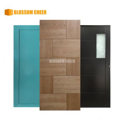 China Sound Insulation Professioanl Manufacturer MDF Interior Wooden Doors Painted Paint Internal Wood Door for sale