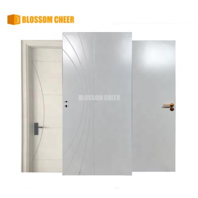 China Sound Insulation Factory Price Solid Panel Doors Interior Door Wholesale Paint Wooden Painted Paint for sale