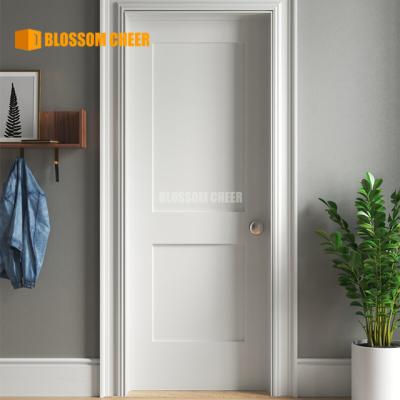 China Sound insulation factory sale hot luxury black high gloss white room interior door with low price for sale