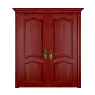 China Traditional Style Teak Solid Wood Carving Main Door 100% Solid Oak Door Custom Design for sale