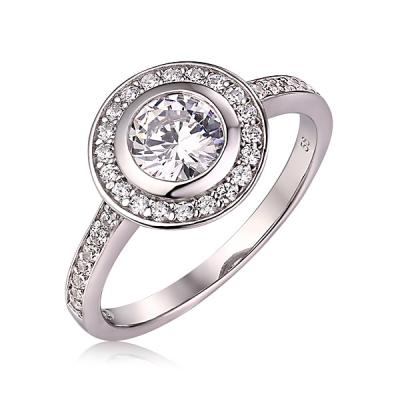 China Andrew New Design Fashion Trendy Natural Stone Rings Women's Diamond Engagement Wedding Ring For for sale