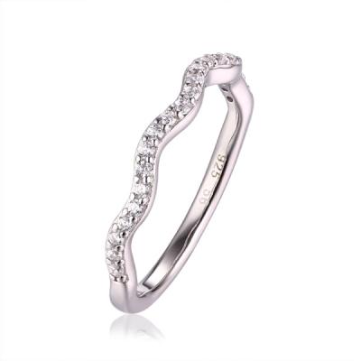 China Simple FASHION Ring from Andrew Most Popular Consumer Custom 925 Sterling Silver Ring Engagement Diamond for sale