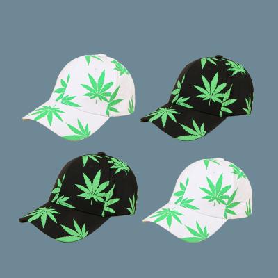 China JOINT Fashionable Maple Leaf Baseball Cap For Peaked Hat Women Leisure Sunproof Face Small for sale