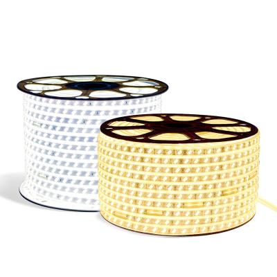 China Warehouse LED Strip Light AC220V SMD5730 120leds/m Flexible LED Strip Light IP67 Waterproof CE Rosh Led Strip Lights for sale