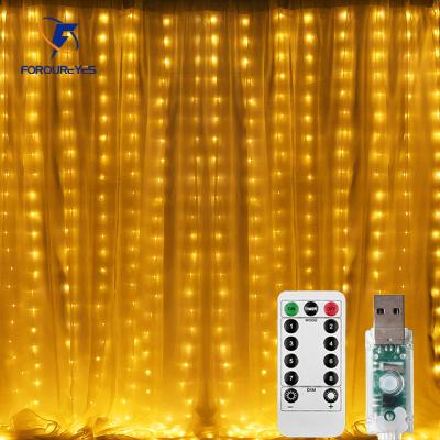 China Flashing 8 Modes String Lights 5V Festoon Fairy Outdoor USB Led Curtain Lights Christmas Decoration for sale