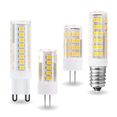 China Chandeliers Crystal Lights Factory Outlet Indoor Lighting Bulbs G4 G9 E14 33/51/75 LED 220V SMD2835 PC Ceramic Lamp Bulb For Indoor Lighting for sale