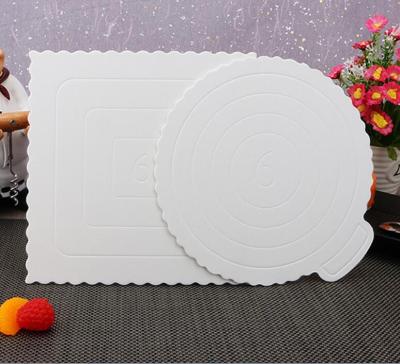 China 100pcs MOQ Disposable Food Grade Round White Silver Pizza 4 Panel Bottom Double Side Gold Pizza Torta Available 6 8 10 12 Inch Base Para for sale