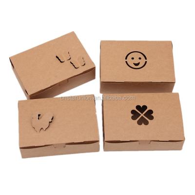 China Wholesale 100pcs MOQ Disposable Sushi Box Packaging Paper Fried Chicken Box Take Out Food Bag and French Fries Box Quick-Food-Verpackungen for sale