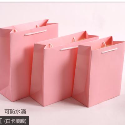 China China Yiwu Manufacturer Custom Printed Gift Recyclable Shopping Paper Handle Bag With Your Own Logo Paper Bag Making Factory Low MOQ for sale