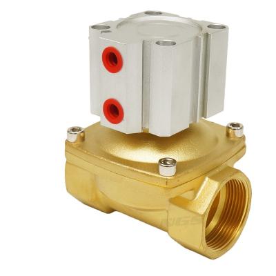 China SLGPC Brand 2Q General Air Control Brass Pneumatic Remote Valve 2Q160-15 2Q200-20 2Q250-25 2Q350-35 2Q400-40 2Q500-50 for sale