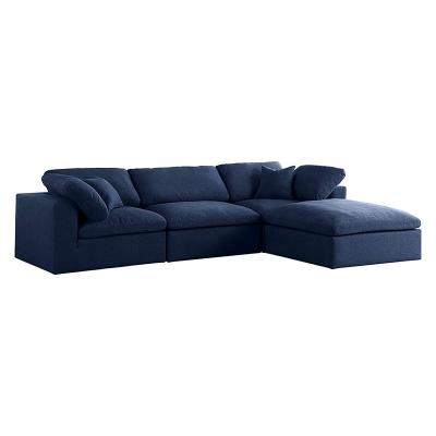 China Simple and comfortable design style living room furniture modular modern bedroom combination sofa soft corner sofa for sale