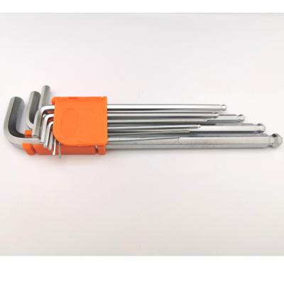 China Y02084 9PCS CR-V Allen Key Carbon Steel/CR-V Ballpoint Pen Hex Key Hex Key Set Key for sale