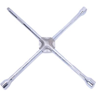 China Y02069 Carbon Steel/CR-V Cross 4 Way Rim Socket Wrench With Iron Pad For Engine Repair Tools for sale