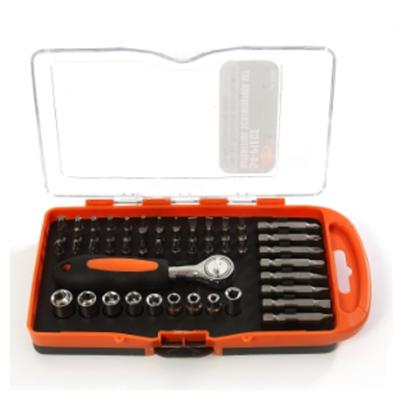 China Automotive Household Tool Kit Y03044 54PCS Tool Kit Screwdriver Bit Set Ratchet Handle Wrench Socket Set for sale