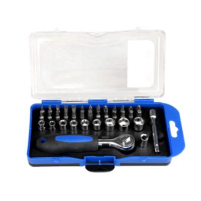 China Automotive Household Tool Kit Y03042 38PCS Tool Kit Screwdriver Bit Set Ratchet Handle Wrench Socket Set for sale