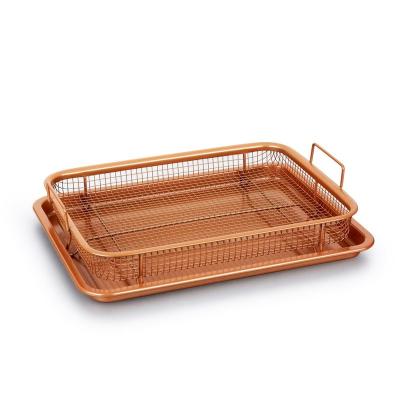 China General use for Cake Tray Crisper Tray Air Fry Mesh Basket Set Baking Pan Gas Stick and Induction Cooker Non for sale