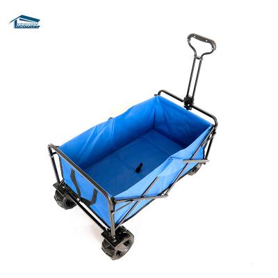 China Customized Folding Heavy Duty Easy-Carry Folding Beach Garden Wagon Outdoor Camping Foldable Cart for sale