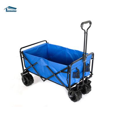 China Outdoor Garden Trail Wagon Camping Beach Picnic Cart Foldable Easy-Carry Folding Service Cart for sale