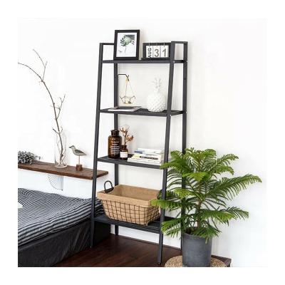 China Flower Adjustable Furniture Factory Shelves Free Standing Ladder Serving Shelf (Other) for sale