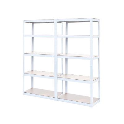 China Corrosion Protection 2 x Galvanized 5 Shelving Unit 1500mm H x 700mm W x 300mm D for sale