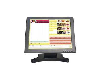 China 5 Wire Resistive POS Touch Screen Monitor Waterproof 15 Inch High Standard for sale