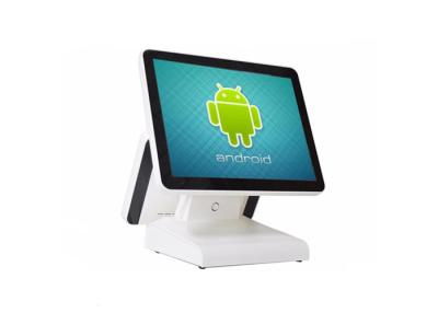 China Android-Systeem Dubbele Monitor Pos, Touch screenpos Systeem met Klantenvertoning Te koop