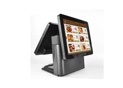 China Dual Core POS Dual Monitor High Brightness , Intel I3 All In One Dual Monitor for sale