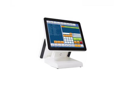 China Pure Multi - Point All In One Dual Monitor Cash Register 15 / 12 Inch For Desktop for sale