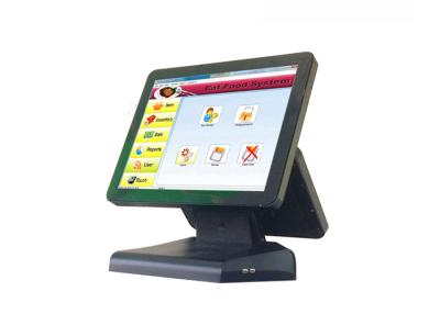 China J1900 Quad Core POS Dual Display Resistive Touch All In One Point Of  Sale System for sale