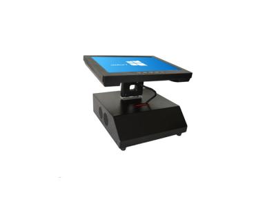 China Black Software Epos System For Restaurant , 12 Inch Pos Touch Screen Computer for sale