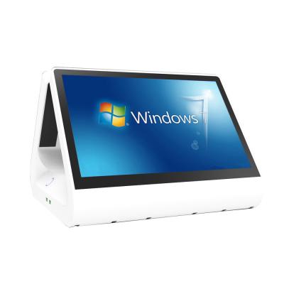 China 12 Inch Pos White Color Retail Pos Terminal Windows All In One Pos Capacitive Touch Screen for sale