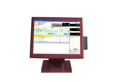 China Windows OS alles in einem Positions-Anschluss 15 Zoll mit MSR-Kartenleser POS2119 zu verkaufen