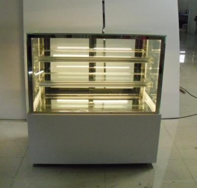 China Four Sides Glass Pastry 3 Tier Bakery Cake Shop Display Showcase 120*76*125cm for sale