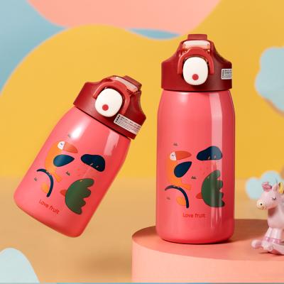 China Kids Stocked Spot Stainless Steel Baby Water Bottle Hello Kitty With Shape for sale