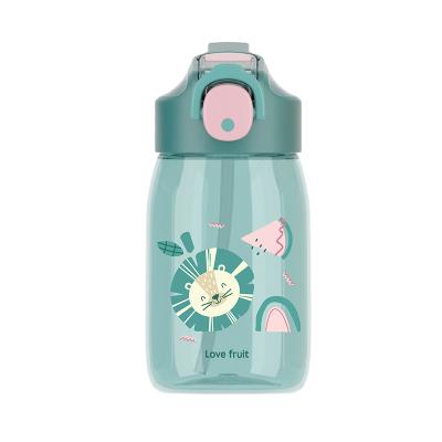 China Sustainable Wholesale Customized Kids 400ml Straw Cup Environmentally Friendly Lightweight 500ml Water Bottle for sale