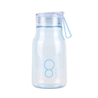 China Spring Fashion Stocked New Style The Boen Portable Water Cup Plastic Drinking Water Bottle With Number Logo for sale