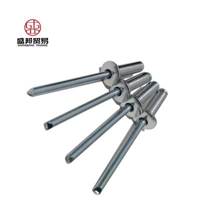 China Industry China Factory Hot Selling Flat Head Blind Rivets Solid Steel Rivets Stainless Steel for sale