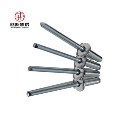 China Industry Factory Production Rivets Aluminum Rivet Nuts M4 Full Hexagon Round Head Solid Rivets for sale