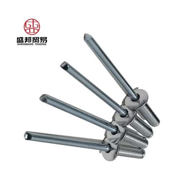 China Industry Factory Best Selling High Quality Aluminum Metal Open Riveting Flat Head Rivets Wholesale for sale