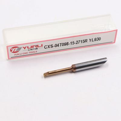 China High Performance Cutting/CXS-04T098-15 CXS-04T098-15 High Wear Resistance CXS-04T098-15 Mini Bore Cutter Carbide Micro Spinning Small Bore Solid Metal Machine Bar Tools For CNC for sale