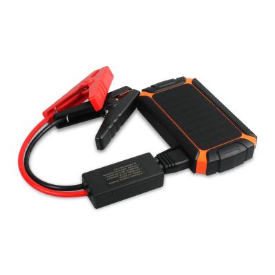 China Motorcycle 12V 10,000mAh Car Jump Starter With Power Bank Function 60C Discharge Rate 500A Peak Current for sale